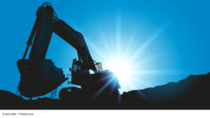Image: Bagger im Sonnenschein