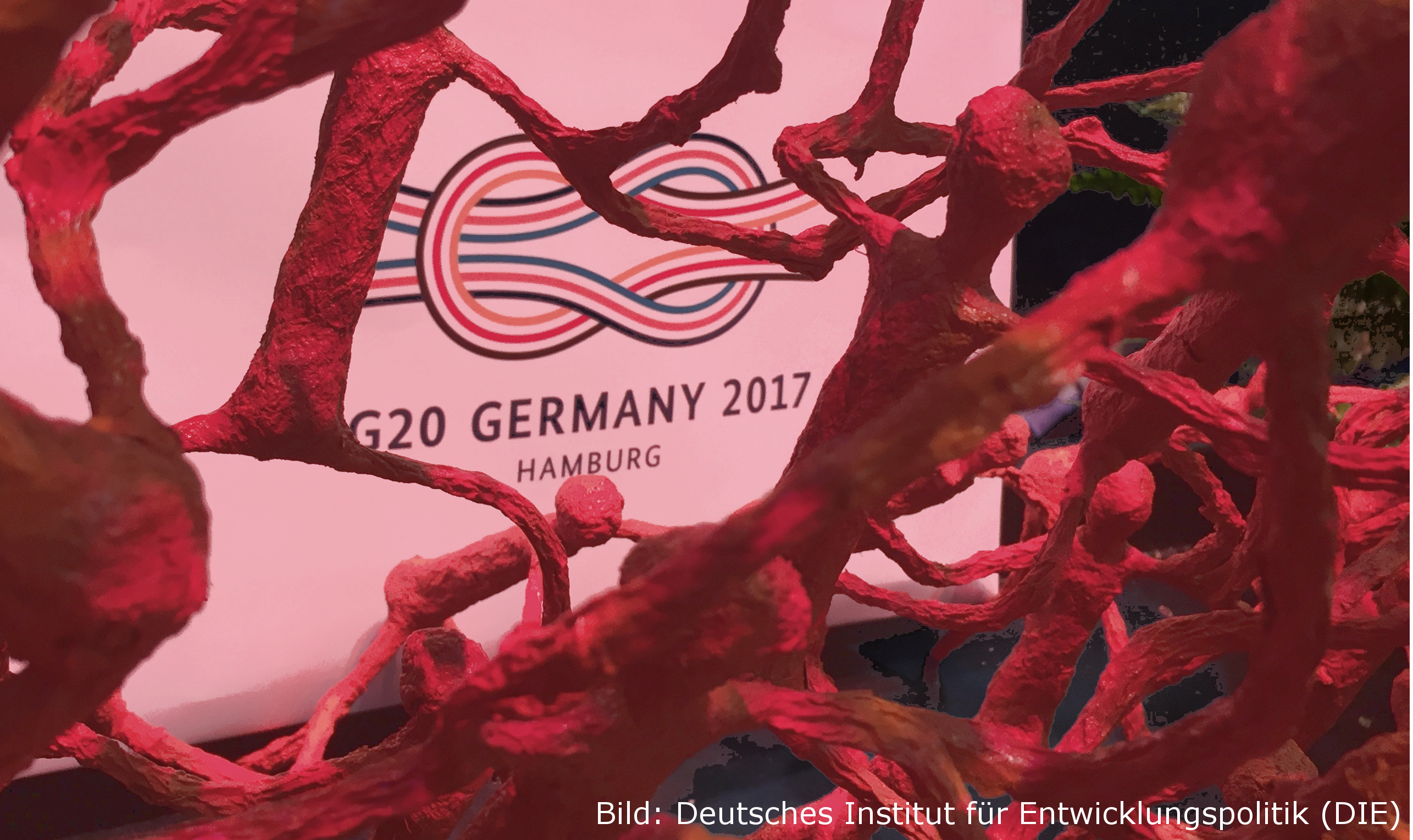 Image: G20 Logo und Kunst