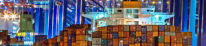 Photo: Containers in Hamburg