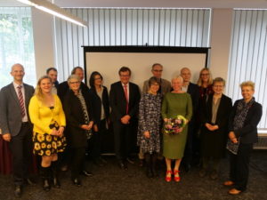 Photo: Gabriele Kahnert with Laudators