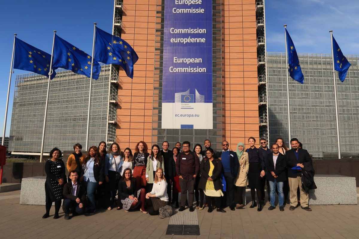 Photo: Members of MGG Academy at European Commission in Brussels