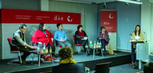 Photo: Drought Challenges Book Presentation Podium