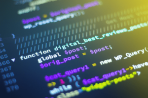 Photo: Programming Code