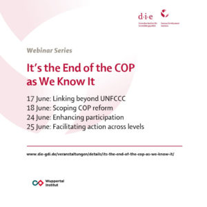 Card: It's the end of the COP as we know it!