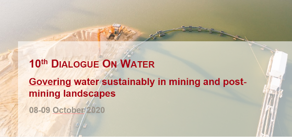 Card: 10th Dialogue on Water on Governing water sustainably in mining and post-mining landscapes