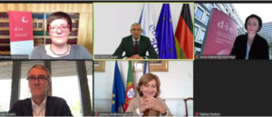 Screenshot: High-level event on the future of European development policy against the background of the Covid-19 pandemic
