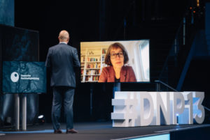 Photo: Imme Scholz Vortrag, Deutscher Nachhaltigkeitspreis