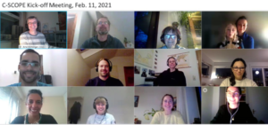 Screenshot: SCope web meeting