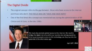 Screenshot: Presentation Dr. Dominguez