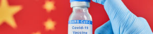 Photo: COVID-19-Vaccine in front of the Chinese Flag