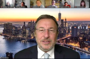 Photo: Achim Steiner im Videocall
