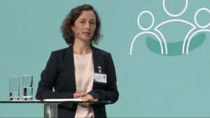 Photo: Anna-Katharina Hornidge bei Buko, DAAD und an der Technischen Universität Darmstadt