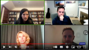 Photo: Screenshot of the Online Event