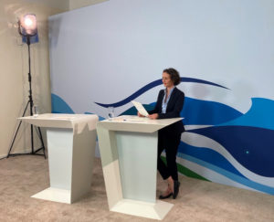 Photo: Anna-Katharina Hornidge on the conference