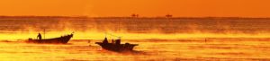 Photo: Boats at Sundawn in the water