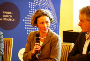 Photo: Anna Katharina Hornidge on the Panel