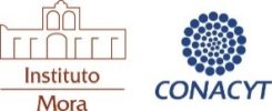 Logos: Die vier Institutionen, die zusammen das Forschungskolloquium zu Dreieckskooperation organisieren, Instituto Mora (Mexiko), University of the Sunshine Coast (Australien) und Technische Universität Darmstadt