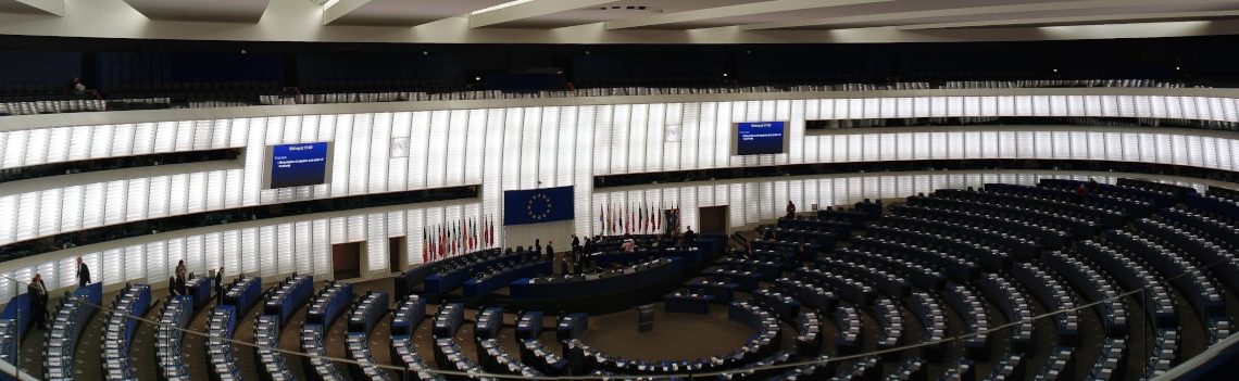 Photo: European Parliament, Plenar hall.