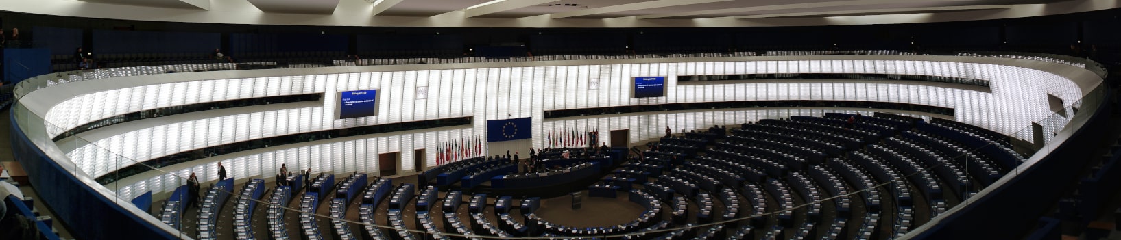 Photo: European Parliament, Plenar hall.