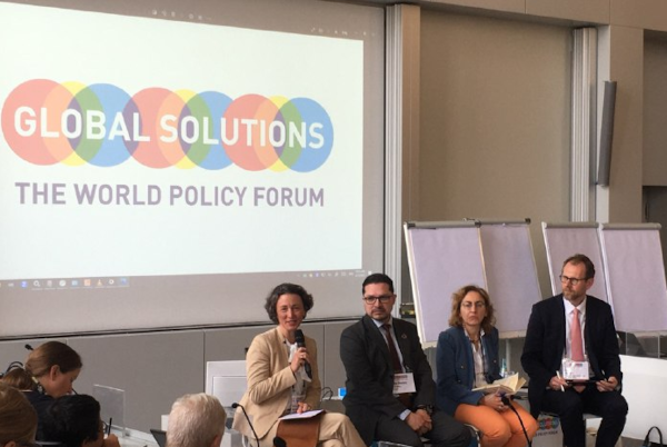 Photo: Panel of Global Solutions Summit