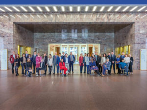 Photo: Group photo of the MGG Academy participants at International Futures (IF) in Berlin