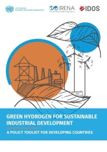 Cover of the Report "Green hydrogen for Sustainable Industrial Development: A Policy Toolkit for Developing Countries”
