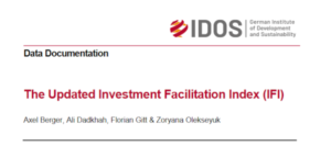 Card: Data Documenation, The Updated Investment Facilitation Index )IFI), Axel Berger Olekseyuk, Zoryana, Gitt, Florian