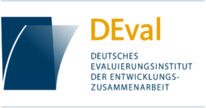 Logo: Deutsches Evaluierungsinstitut der Entwicklungszusammenarbeit (DEval)