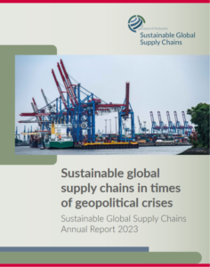 Cover: Annual report: Impact of geopolitical tensions on supply chains
