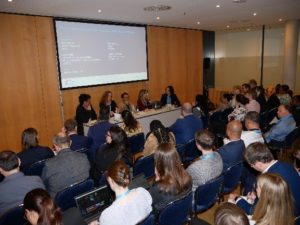 Photo: Participants of the Session „How to protect democracy in the face of digital challenges“.