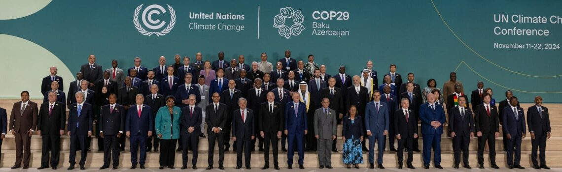 Photo: Group Photo of the World leaders at the United Nations Climate Change Conference on 12 November 2024 in Baku, Azerbaijan, Opening Ceremony of World Leaders Climate Action Summit