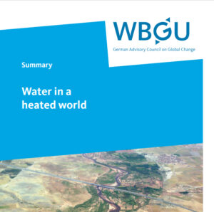 Cover: WBGU’s recent flagship report “Water in a Heated World”