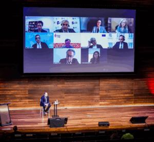 Foto des hybriden Think 7-Gipfels des Centre for International Governance and Innovation (CIGI)