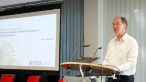 Tilman Altenburg on the panel of the Workshop