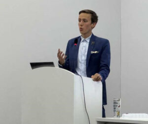 Niklas Wagner auf dem Podium