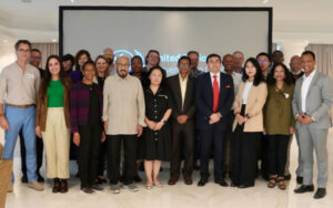 Group photo: Meeting on the Tafa'ul process to prepare for the 17th Conference of the Parties (COP) of the Desert Convention (UNCCD), showing among others IDOS scientist Michael Brüntrup.