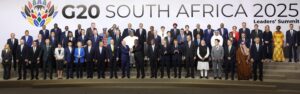 Group photo of the delegates at the 2025 G20 Summit in South Africa.
