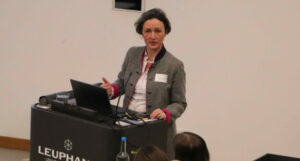 Foto: Prof. Dr. Anna-Katharina Hornidge auf dem Panel at Leuphana