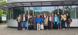 Group photo: Participants of the 61st Postgraduate Programme (PGP) in front of the PTB.
