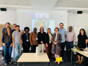 Gruppenphoto: Teilnehmende des BioCAM4 Workshop zum Thema "Bridging Biodiversity and Climate Action" im IDOS.