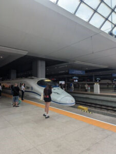 Photo: Highspeed train in China.